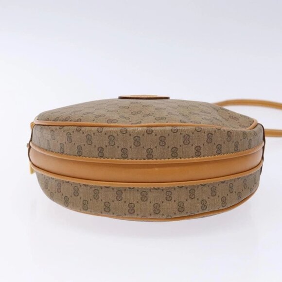 GUCCI Micro GG Supreme Shoulder Bag PVC Beige Gold 007 115 5575 Auth ki5921 - Picture 7 of 16